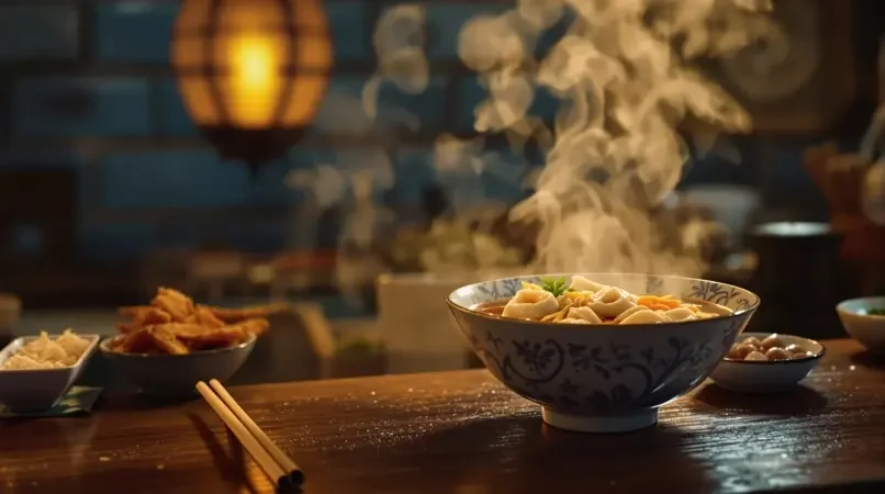 老司机午夜影院《一碗云吞面的清晨烟火》封面